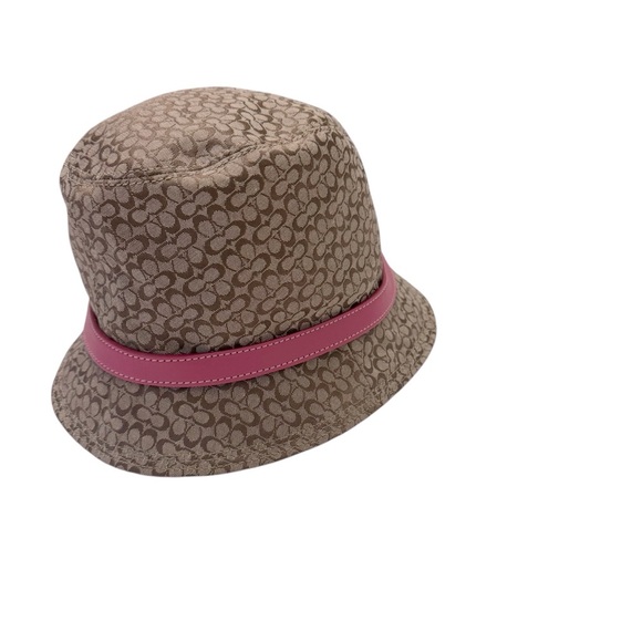 Coach Signature‎ Jacquard Bucket Hat Tan/Brown main image 4